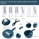 Vegetable Cutter Multifunctional Potato Shredder Household Scraping Radish Grater Slicer with Container Kitchen Gadgets - V.I.P Digital Presence