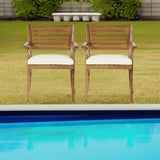 HERMOSA 5 PIECE WOOD DINING SET WITH CUSHIONS - V.I.P Digital Presence