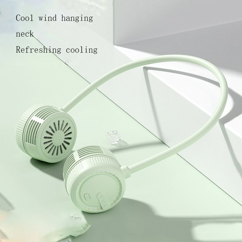 Foldable Neck Fan Portable Silent USB Charging Outdoor Sports Turbine Bladeless Mini Neck Fan - V.I.P Digital Presence