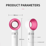 Mini Portable Fan USB Rech Mini Portable Fan USB Rechargeable Night Light Cooling Handheld Fan Three Speed - V.I.P Digital Presence