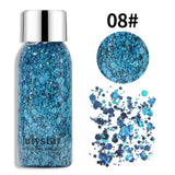 Crushed Diamond Glitter Dazzling Performance Stage Nightclub Makeup Sequins Eyeshadow Makeup - V.I.P Digital Presence