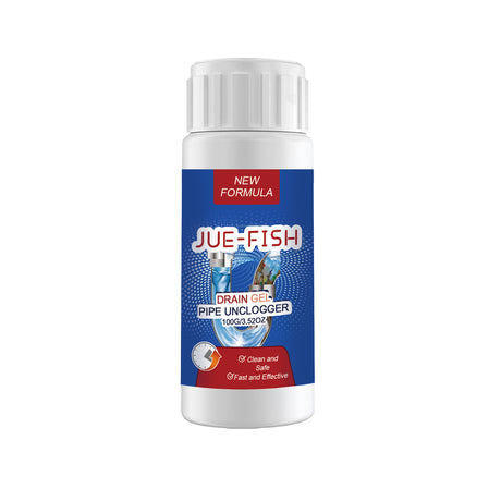 JUE-FISH Drain Gel Pipe Unclogger, Kitchen Bathroom Sewer Odor Cleaning Dissolves Dredging To Prevent Clogging - V.I.P Digital Presence