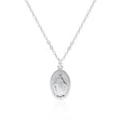 Gilded Virgin Mary necklace for women 925 sterling silver Virgin Mary coin collarbone chain - V.I.P Digital Presence