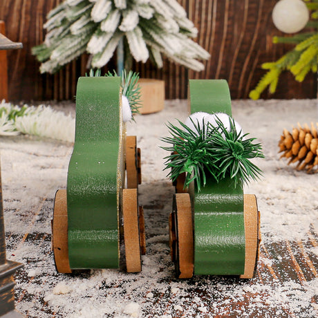 Christmas decoration small ornament fashionable dark green car ornament - V.I.P Digital Presence