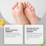 Crema protectora para pies, alivia la sequedad, hidrata y humecta los pies. Crema diaria para el cuidado de los pies.