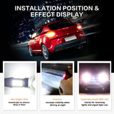 NLpearl 2x Signal Lamp W16W LED T15 921 912 Bulb Super Bright 3030 27SMD T15 Led Canbus Auto Backup Reserve Lights Tail Lamp 12V - V.I.P Digital Presence