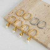 Titanium Steel Huggie Earrings - V.I.P Digital Presence