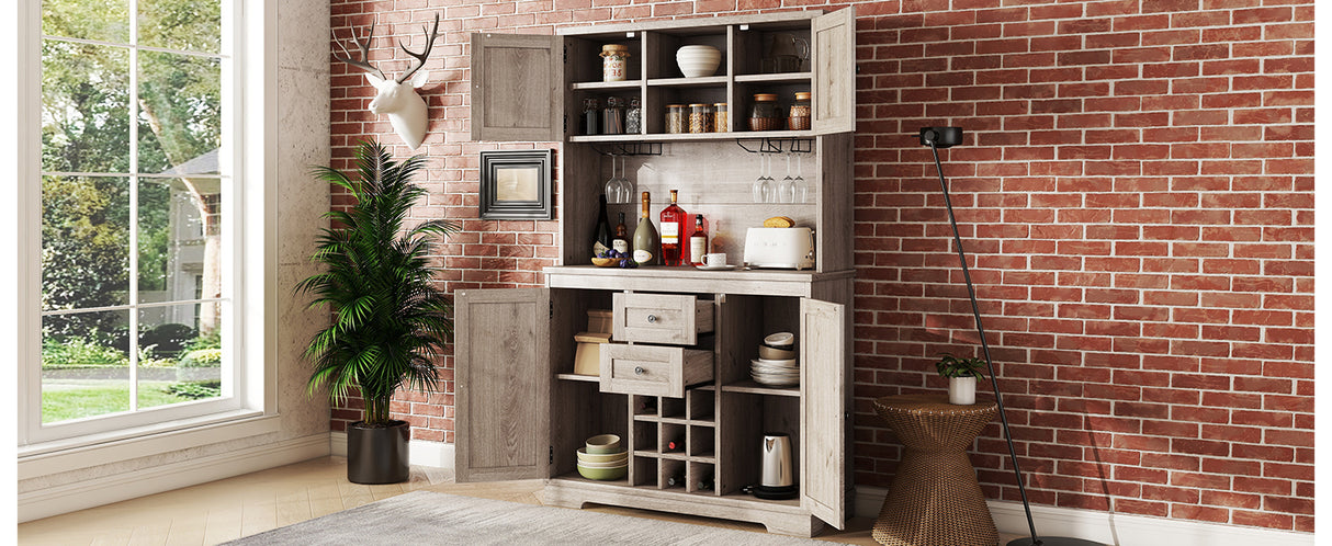 Coffee bar cabinets, kitchen cabinets with storage rooms, farmhouse wine cabinets with drawer racks and cabinets, dining cabinet - V.I.P Digital Presence
