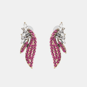 Alloy Glass Stone Stud Earrings - V.I.P Digital Presence