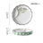 Dumpling plate sushi plate round square plate with soy sauce and vinegar partitioned snack plate ceramic plate for home use - V.I.P Digital Presence