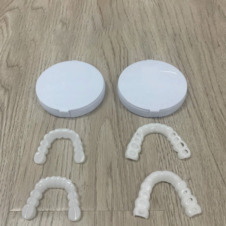 Upper Teeth And Lower Teeth Simulation Braces Non-Porous Braces Whitening Sleeves Second-Generation Silicone Simulation Teeth Dentures - V.I.P Digital Presence