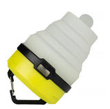 Linterna LED retráctil para acampar, portátil, con 4 modos, mini gancho para colgar en tienda de campaña, linterna de emergencia para exteriores.