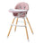 Adjustable height and height children's dining chairs for easy cleaning and multifunctional baby dining tables and chairs - V.I.P Digital Presence