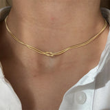 Titanium Steel Knotted Necklace - V.I.P Digital Presence