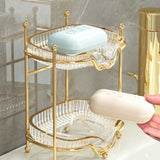 Soap box wall-mounted double-layer soap rack no punching - V.I.P Digital Presence