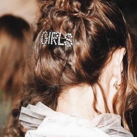 1PC Bling Letter Hairpins Headwear for Women Girls Hair Clips Pins Barrette Tools Hair Accessories - V.I.P Digital Presence