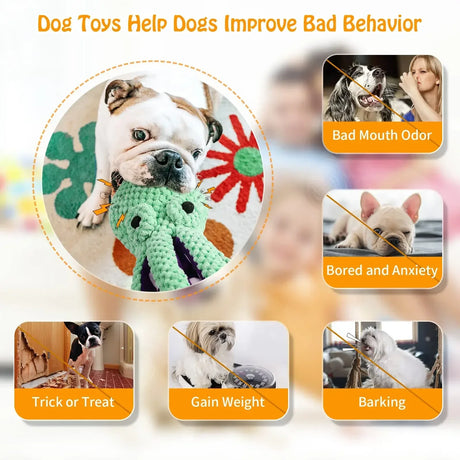 Pet Plush Toy Cat Dog Voice Octopus Shell Puzzle Toy Bite Resistant Interactive Pet Dog Teeth Cleaning Chew Toy Pet Supplies - V.I.P Digital Presence