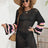 Openwork Contrast Long Sleeve Cover-Up - V.I.P Digital Presence