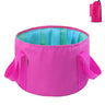 Multi-Purpose Outdoor Travel Portable Folding Bucket Foot Bucket Washbasin Camping Bucket Enlarged