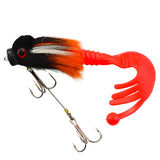 Palisandro Baby Rat Swimbait Bucktail - Muskie/Pike Lure, Hand - tied Deer Hair, Solid Body Fishing Rig - V.I.P Digital Presence