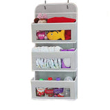 5 - Shelf Hanging Storage: Anti - Tilt, 5 large pockets. Good for bedroom, bathroom, living room (behind - door use). - V.I.P Digital Presence