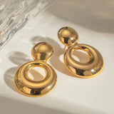 18K Gold-Plated Cutout Earrings - V.I.P Digital Presence