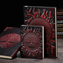 A5 relief notebook, retro PU notebook, handmade diary, business notebook - V.I.P Digital Presence