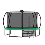 12FT Recreational Kids Trampoline with Safety Enclosure Net & Ladder, Outdoor Recreational Trampolines - V.I.P Digital Presence