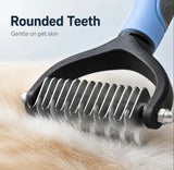 DualPaw Pet Deshedding Brush