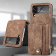 Suitable for Samsung Galaxy Z Flip4 folding phone case zipper card insertion protective cover Z Flip3 flip cover - V.I.P Digital Presence