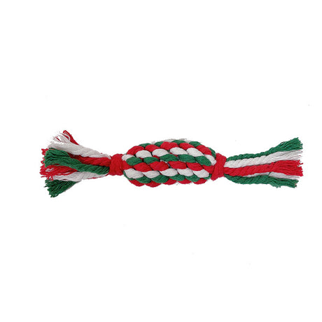 Christmas pet toy gift set dog teeth grinding bite resistant cotton rope hand woven - V.I.P Digital Presence