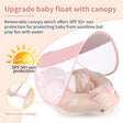 Swimbobo Baby Swimming Ring Lying Ring Children's Swimming Ring Armpit Ring Sunscreen Shade Pink Pony - V.I.P Digital Presence