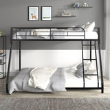 Metal Twin over Full Bunk Bed/ Heavy-duty Sturdy Metal/ Noise Reduced/ Safety Guardrail/ CPC Certified/ No Box Spring Needed - V.I.P Digital Presence