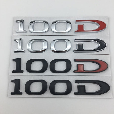 Suitable for Tesla MODEL3 S X Y 75D 85D 90D 100D displacement tail label metal car sticker - V.I.P Digital Presence