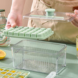 Press Type Ice Cube Ice Box Refrigerator Ice Cube Artifact Silicone Mold With Cover Household Sealed Food Grade Ice Maker - V.I.P Digital Presence