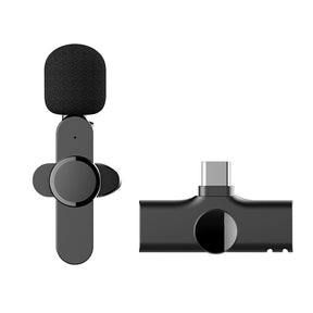 Wireless Lavalier Microphone Lapel Mic Mini For iPhone Android Cell Mobile Phone PC Tiny Micro Tie Mikrofon Mike Dual Bluetooth - V.I.P Digital Presence