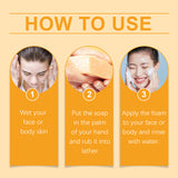 Turmeric & Kojic Soap, Gentle Cleansing Skin Moisturizing Facial Body Care Soap - V.I.P Digital Presence