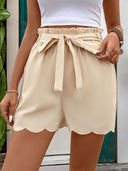Perfee Frill Tied Shorts with Pockets - V.I.P Digital Presence