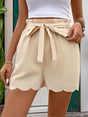 Perfee Frill Tied Shorts with Pockets - V.I.P Digital Presence