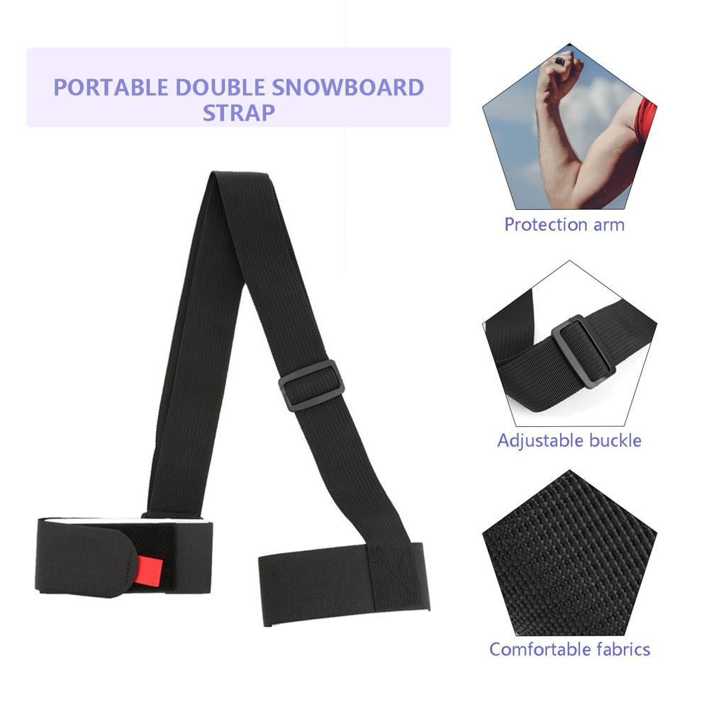 Adjustable Nylon Skiing Bags Pole Shoulder Hand Carrier Lash Handle Straps Porter Skiing Hook Loop Protecting For Ski Snowboard - V.I.P Digital Presence