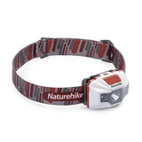 Linterna frontal LED ultraligera Naturehike resistente al agua con carga USB y 4 modos