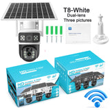Solar camera WIFI dual-screen gunball 10x zoom low-power battery wireless monitor - V.I.P Digital Presence