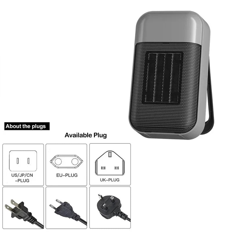 500W Electric Fan Heater Space Heater PTC Fast Heating 110V/220V Office Desktop Portable Electric Heater Radiator Air Heaters - V.I.P Digital Presence