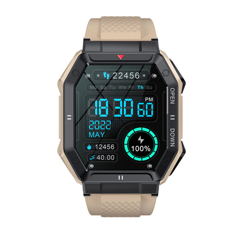 K55 outdoor three-proofing smart watch 1.85-inch large screen Bluetooth phone large battery dynamic heart rate - V.I.P Digital Presence