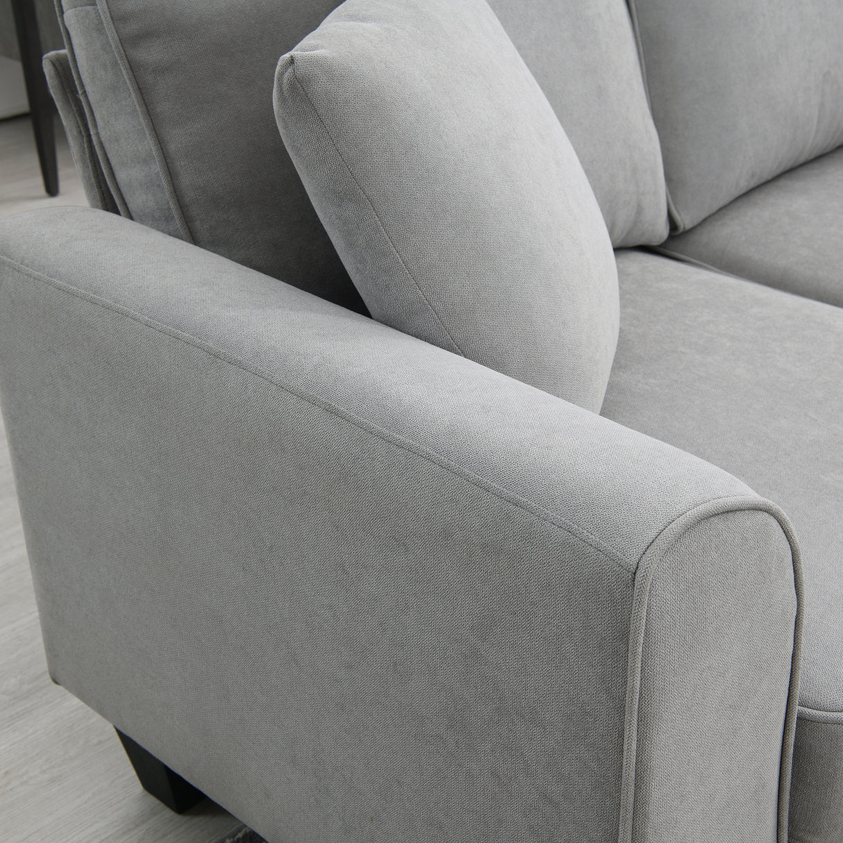 [VIDEO provided] [New] 108*85.5" Modern U Shape Sectional Sofa 7 Seat Fabric Sectional Sofa Set - V.I.P Digital Presence
