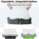 Office Cushion Chair Cushion Ass Seat Cushion Memory Foam Slow Rebound Breathable Hip Chair Car Hollow Cushion - V.I.P Digital Presence