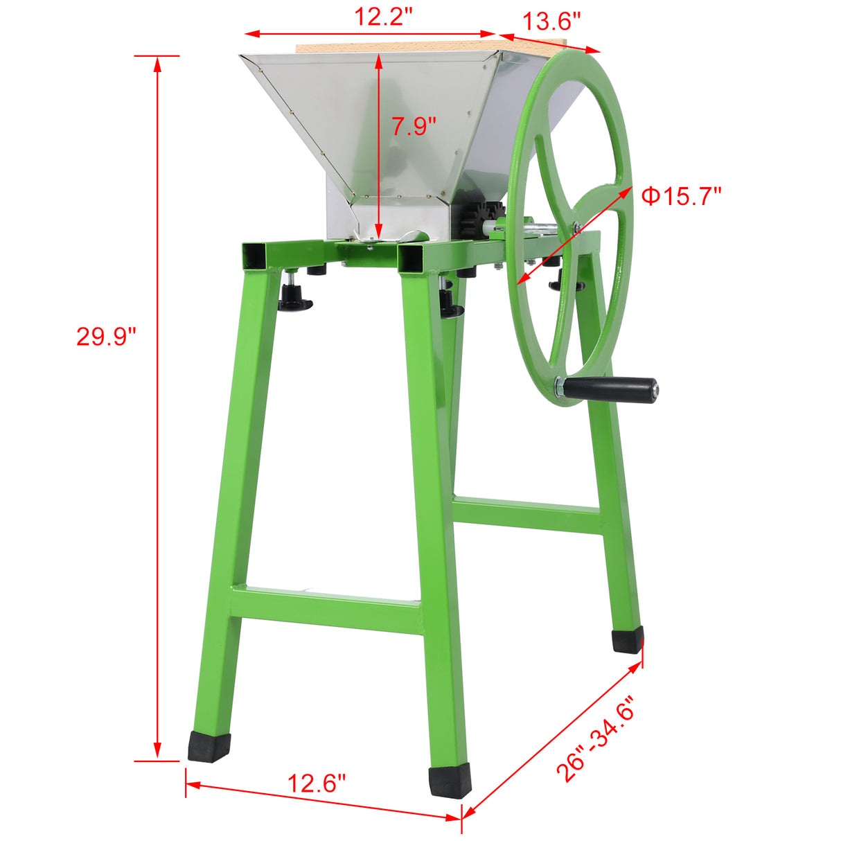 Fruit Wine Press and Crusher and Filter Bag,100% Nature Apple&Grape&Berries Crusher Manual Juice Maker for Kitchen - V.I.P Digital Presence