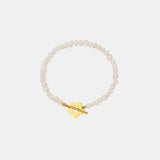 Titanium Steel Pearl Flower Bracelet - V.I.P Digital Presence