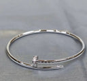 Precision Thick Plating Head and Tail Diamond Fashion Three-Circle Full Diamond Couple Bracelet - V.I.P Digital Presence