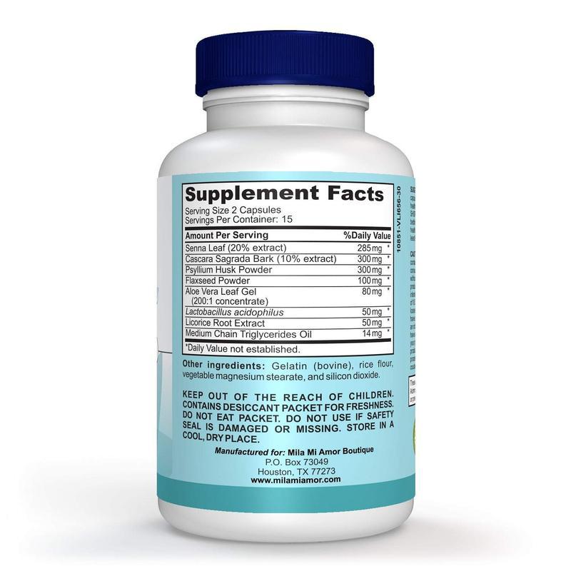Newest 30 Pills One Bottle TK Hot 15 Day Bowel CLEANSE CAPSULES Constipation & Diarrhea Home Travel Essentials Gifts - V.I.P Digital Presence